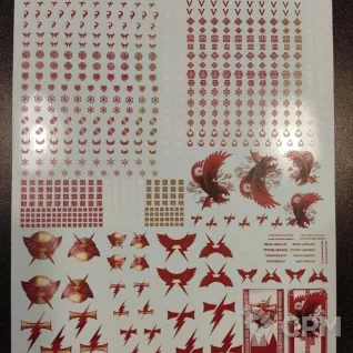 Transfer Sheet White Scars