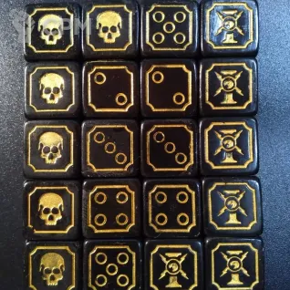 Adeptus Custodes Dice Set