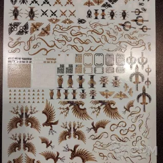 Transfer Sheet Adeptus Custodes