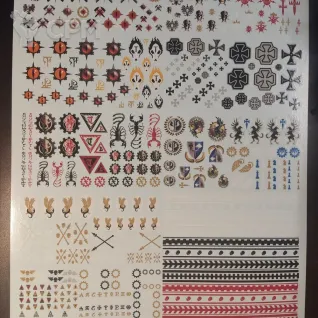 Transfer Sheet Cerastus Knight Lancer